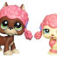Коллекционные зверюшки 2010 - Дог и Пудель, Littlest Pet Shop [94109] - Figure Boxer & Poodle.jpg