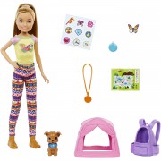 Игровой набор с куклой Стэйси (Stacie), из серии 'Поход', Barbie, Mattel [HDF70]