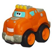 * Машинка 'Пикап оранжевый', 10 см, из серии 'Chuck & Friends', Tonka, Playskool-Hasbro [07103-2]
