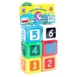 Набор игрушек 'Математические кубики', 6 шт., Затейники [GT3372] Набор игрушек 'Математические кубики', 6 шт., Затейники [GT3372]