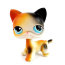 * Одиночная зверюшка 'Стоячая трехцветная Кошка', Littlest Pet Shop [#106] - LPS-106-2.jpg