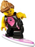 Минифигурка 'Сёрфер', серия 4 'из мешка', Lego Minifigures [8804-05]