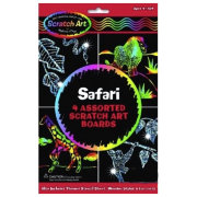 Набор для детского творчества 'Животные на сафари', Scratch Art, Melissa&Doug [5916]