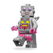 Минифигурка 'Робот-женщина', серия 11 'из мешка', Lego Minifigures [71002-16]