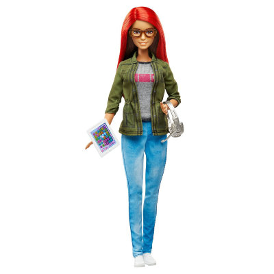 Кукла Барби &#039;Разработчик видеоигр&#039;, из серии &#039;Я могу стать&#039;, Barbie, Mattel [DMC33] Кукла Барби 'Разработчик видеоигр', из серии 'Я могу стать', Barbie, Mattel [DMC33]