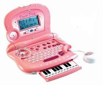 Детский игровой компьютер для девочек, Power Pink, Lexibook Junior [LEX JC261] Детский игровой компьютер, Power Pink, Lexibook Junior [LEX JC261]