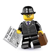 Минифигурка 'Банкир', серия 8 'из мешка', Lego Minifigures [8833-08]