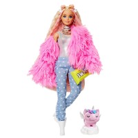 Шарнирная кукла Барби #3 из серии 'Extra', Barbie, Mattel [GRN28]
