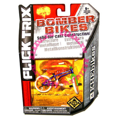 Фингербайк металлический 'KHE Bikes', серия Bomber Bikes, Flick Trix, Spin Master [46753] Фингербайк металлический 'KHE Bikes', серия Bomber Bikes, Flick Trix, Spin Master [46753]