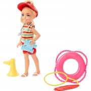 Игровой набор с куклой Челси 'Спасатель', из серии 'Я могу стать', Barbie, Mattel [HKD94]
