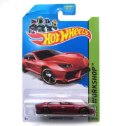 Коллекционная модель автомобиля Lamborghini Estoque - HW Workshop 2014, красная, Hot Wheels, Mattel [BFD71]