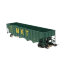 Саморазгружающийся бункерный грузовой вагон 'MKT', зеленый, масштаб HO, Mehano [T077-17854] - T077-17854.jpg