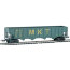 Саморазгружающийся бункерный грузовой вагон 'MKT', зеленый, масштаб HO, Mehano [T077-17854] - T077-17854-1.jpg