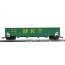 Саморазгружающийся бункерный грузовой вагон 'MKT', зеленый, масштаб HO, Mehano [T077-17854] - T077-17854-2.jpg