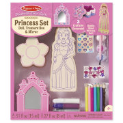 Набор для детского творчества 'Раскрась принцессу, шкатулку и зеркальце', Melissa&Doug [9543]