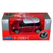 Модель автомобиля Mini Cooper S, красная, 1:43, серия 'Speed Street', Welly [44000-24]