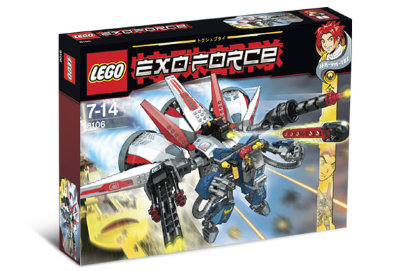Конструктор &quot;Аэро-ракета&quot;, серия Lego Exo-Force [8106] Конструктор "Аэро-ракета", серия Lego Exo-Force [8106]