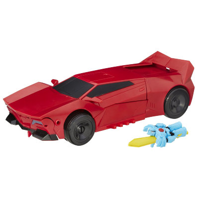 Трансформер 'Заряженый Сайдсвайп и миникон Виндстрайк' (Power Surge Sideswipe and Mini-Con Windstrike), из серии Robots in Disguise, Hasbro [B7068] Трансформер 'Заряженый Сайдсвайп и Виндстрайк' (Power Surge Sideswipe and Mini-Con Windstrike), из серии Robots in Disguise, Hasbro [B7068]