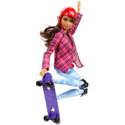 Шарнирная кукла Barbie 'Скейтбордистка', из серии 'Безграничные движения' (Made-to-Move), Mattel [DVF70]