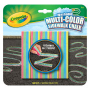 Многоцветные толстые мелки для асфальта, 5 штук, Crayola [51-4105]