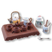 Набор кукольной посуды 'Чайная церемония', фарфор, 1:12, Reutter Porzellan [014508]