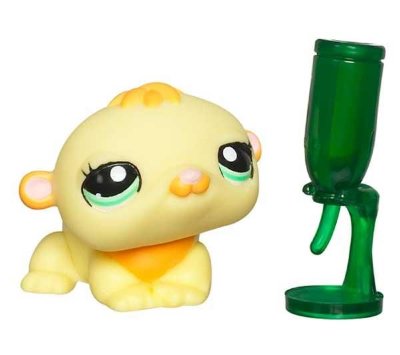 Одиночная зверюшка - Желтый Хомячок, Littlest Pet Shop, Hasbro [93072] Одиночная зверюшка - Желтый Хомячок, Littlest Pet Shop, Hasbro [93072]