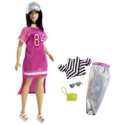 Кукла Барби с дополнительными нарядами, пышная (Curvy), из серии 'Мода' (Fashionistas), Barbie, Mattel [FRY81]
