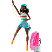 Шарнирная кукла Barbie 'Альпинистка', афроамериканка, специальный выпуск, из серии 'Безграничные движения' (Made-to-Move), Mattel [FNY37]