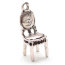 Кукольная миниатюра 'Игрушечный стульчик', серебро, 1:6-1:12, ScrapBerry's [SCB250120480] - SCB250120480.jpg