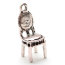 Кукольная миниатюра 'Игрушечный стульчик', серебро, 1:6-1:12, ScrapBerry's [SCB250120480] - SCB250120480-2.jpg