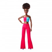 Коллекционная шарнирная кукла 'Афроамериканка', #14 из серии 'Barbie Looks 2023', Barbie Black Label, Mattel [HJW81]