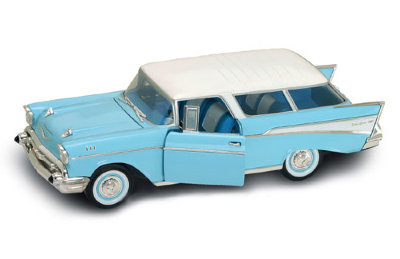 Модель автомобиля Chevrolet Nomad 1957, 1:24, зеленая, Yat Ming [24203G] Модель автомобиля Chevrolet Nomad 1957, 1:24, зеленая, Yat Ming [24203G]