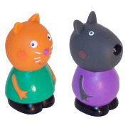 Набор игрушек 'Кошка Кенди и собачка Денни', 10 см, ПВХ, Peppa Pig, Росмэн [28792]