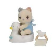 Игровой набор 'Малыш-котёнок с игрушками', в подарочном пластмассовом сундучке, Sylvanian Families [3330-02]