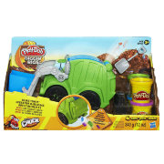 Набор с пластилином 'Дружелюбный Рауди' (Rowdy - Trash Tossin' Garbage Truck) из серии 'Дорожное строительство' (Diggin' Rigs), Play-Doh, Hasbro [A3672]
