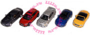 Набор из 5 автомобилей - Audi TT Soft Top, BMW 3 Series SW, Alfa Romeo Brera, Mitsubishi Lancer EVolution VI, Volvo C30 1:72, Cararama [175-01]