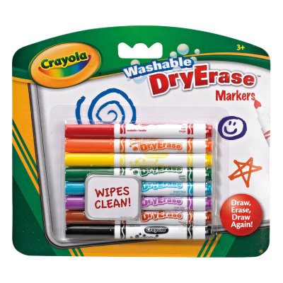 Тонкие маркеры для белой доски, 8 цветов, Crayola [98-2002] Тонкие маркеры для белой доски, 8 цветов, Crayola [98-2002]