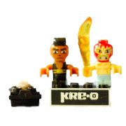 Набор мини-фигурок 'Kneedrops и El Fuego', серия 2 (оранжевая), KRE-O CityVille Invasion, Hasbro [A4964-77]