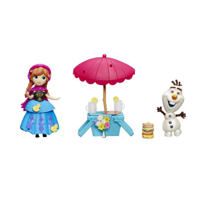 Игровой набор с мини-куклами &#039;Летний пикник&#039; (Summer Picnic), 7 см, &#039;Маленькое Королевство Принцесс Диснея&#039;, Frozen, Hasbro [C0459] Игровой набор с мини-куклами 'Летний пикник' (Summer Picnic), 7 см, 'Маленькое Королевство Принцесс Диснея', Frozen, Hasbro [C0459]