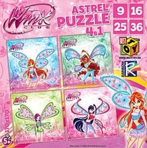 Набор пазлов 'Winx Club Беливикс - Блум, Рокси, Муза, Лайла', 9/16/25/36 элементов, Astrel [8446] Набор пазлов 'Winx Club Беливикс - Блум, Рокси, Муза, Лайла', 9/16/25/36 элементов, Astrel [8446]