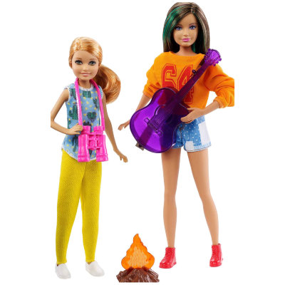 Игровой набор с куклами Стейси и Скиппер, из серии &#039;Camping Fun&#039;, Barbie, Mattel [FNY49] Игровой набор с куклами Стейси и Скиппер, из серии 'Camping Fun', Barbie, Mattel [FNY49]