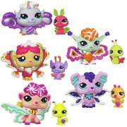 Комплект из 5 наборов зверюшек-фей и их друзей, серия 2, Littlest Pet Shop Fairies [38867set2]