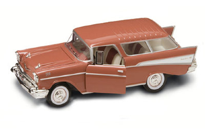 Модель автомобиля Chevrolet Nomad 1957, 1:24, коричневая, Yat Ming [24203BR] Модель автомобиля Chevrolet Nomad 1957, 1:24, коричневая, Yat Ming [24203BR]
