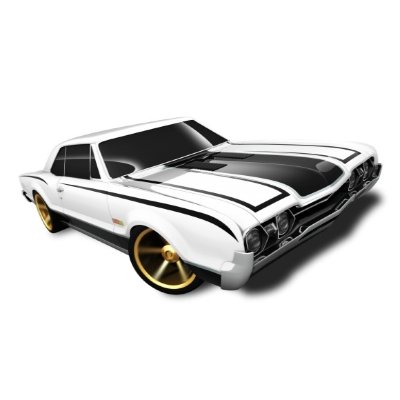 Коллекционная модель автомобиля Oldsmobile 442 1967, белая, Hot Wheels, Mattel [V5404] Коллекционная модель автомобиля Oldsmobile 442 1967, белая, Hot Wheels, Mattel [V5404]