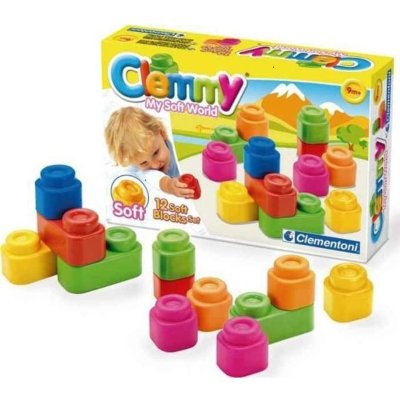 * Конструктор из 12 мягких кубиков Baby Clemmy, Clementoni [14706] Конструктор из 12 мягких кубиков Baby Clemmy, Clementoni [14706]