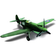 Модель американского истребителя P-40 (Пёрл-Харбор, 1941), 1:72, Forces of Valor, Unimax [85031]
