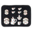 Набор миниатюрной фарфоровой посуды 'Вишня, чайный, 17 предметов', 1:12, Art of Mini [AM0100002] - AM0100002_1.jpg