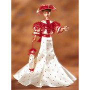 Кукла Барби 'Любимая газировка' (Soda Fountain Sweetheart Barbie), из серии Coca Cola Fashion, коллекционная, Mattel [15762]