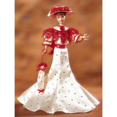 Кукла Барби &#039;Любимая газировка&#039; (Soda Fountain Sweetheart Barbie), из серии Coca Cola Fashion, коллекционная, Mattel [15762] Кукла Барби 'Любимая газировка' (Soda Fountain Sweetheart Barbie), коллекционная, Mattel [15762]
