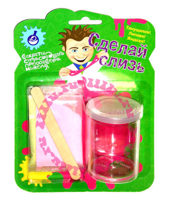 Набор для эксперимента 'Сделай слизь, розовую', серия 'Секреты сумасшедшего профессора Николя' [8148-1] Набор для эксперимента 'Сделай слизь, розовую', серия 'Секреты сумасшедшего профессора Николя' [8148]